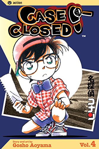 Case Closed Vol. 4 English Manga Paperback book cover