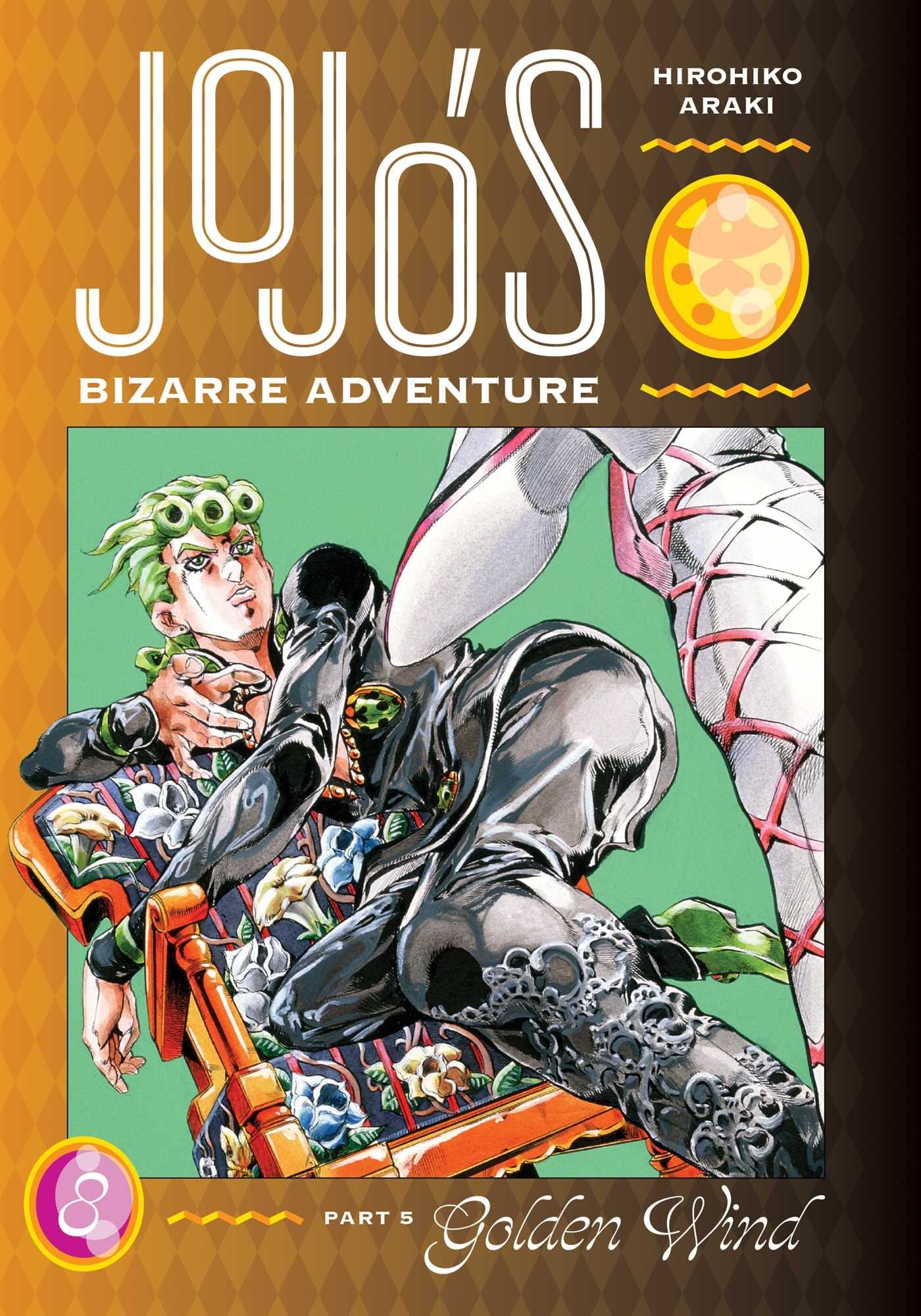 JoJo's Bizarre Adventure Part 5 Golden Wind Vol. 8 cover