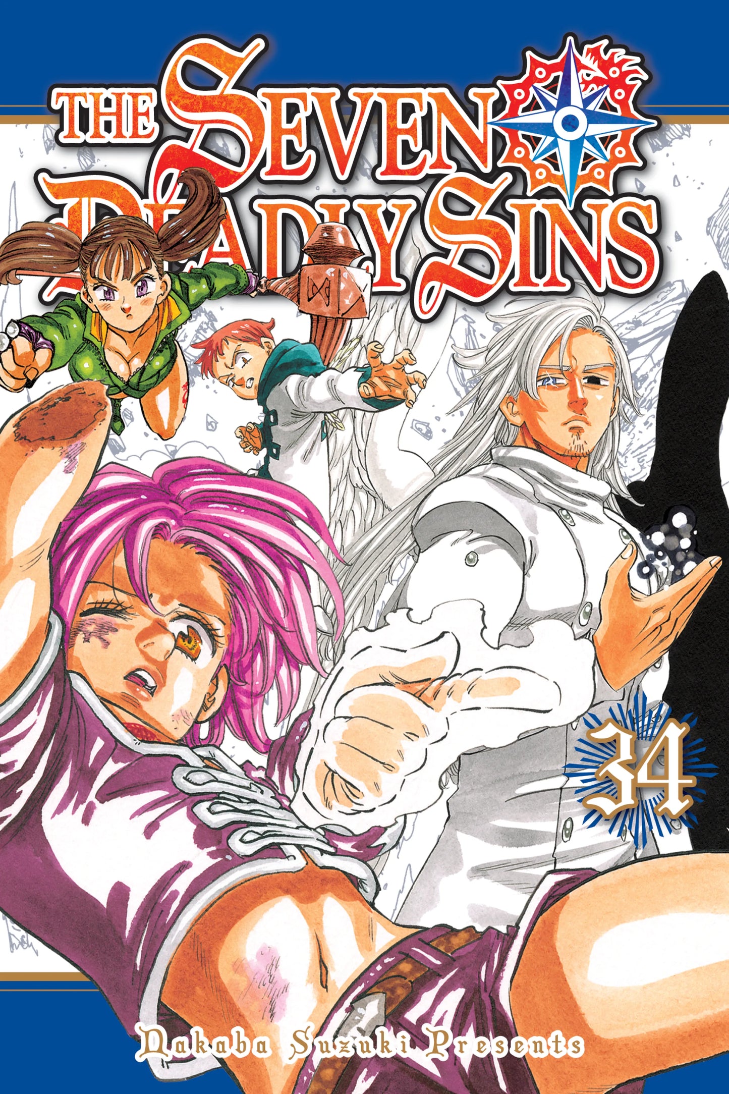 The Seven Deadly Sins Vol. 33 English Manga Paperback book cover
