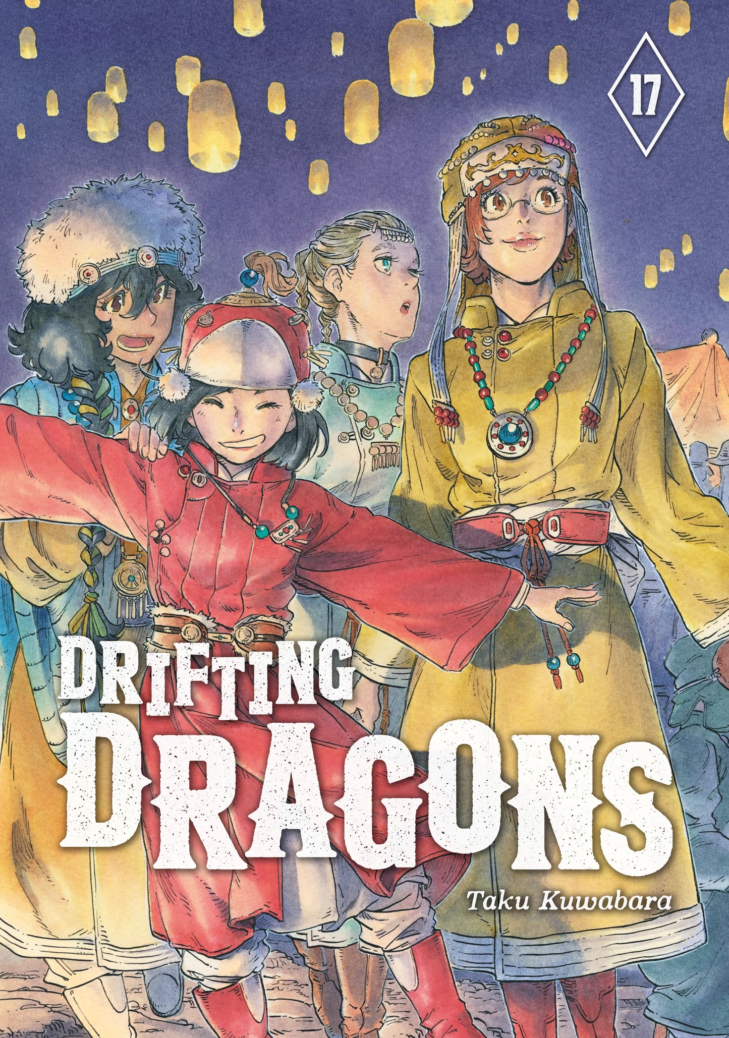 Drifting Dragons Vol. 16 English Manga Paperback book cover