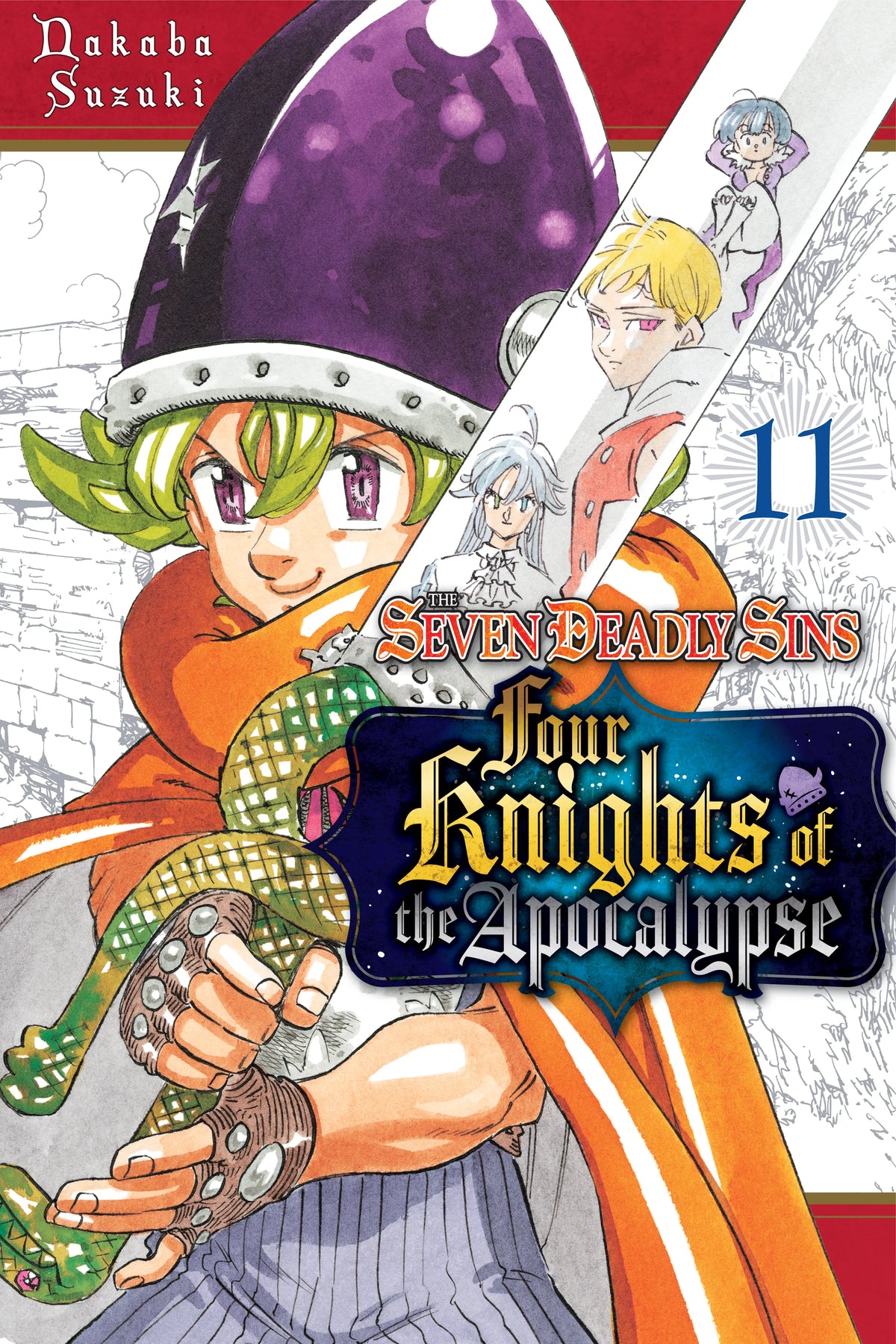 The Seven Deadly Sins: Four Knights of the Apocalypse Vol. 10 English Manga Paperback book cover