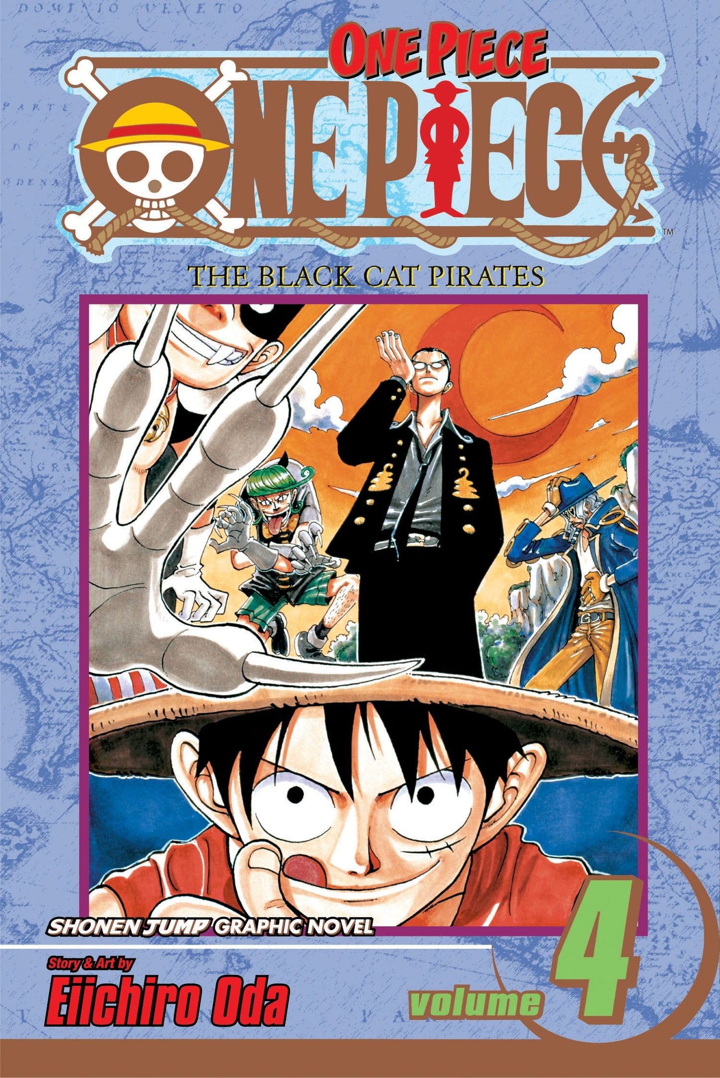One Piece, Vol. 4 : The Black Cat Pirates Volume 4-9781591163374