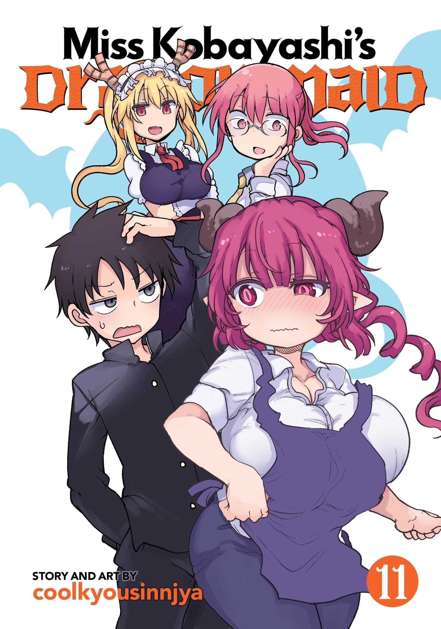 Miss Kobayashi’s Dragon Maid Vol. 11 English Manga cover