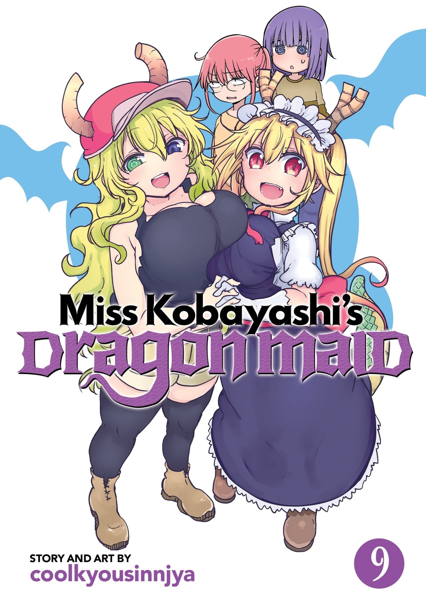 Miss Kobayashi’s Dragon Maid Vol. 9 English Manga cover