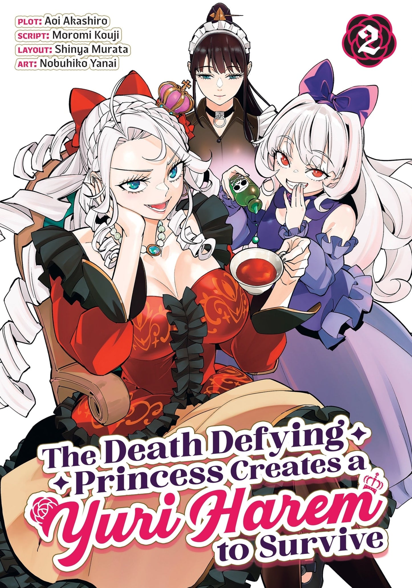 The Death Defying Princess Creates a Yuri Harem to Survive Vol. 2 English Manga cover