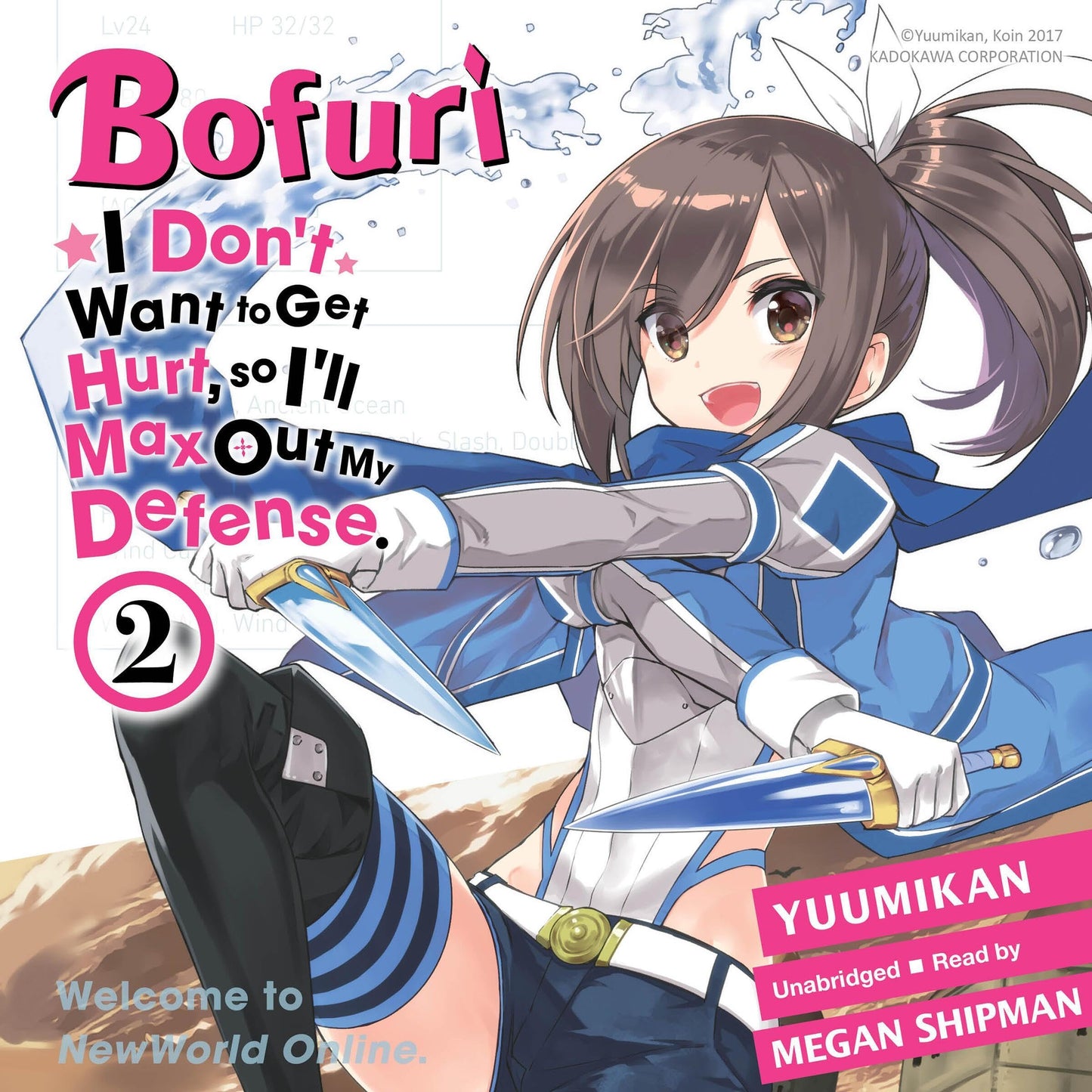 BOFURI: I Don't Want to Get Hurt, so I'll Max Out My Defense. Vol. 2 English Light Novel cover