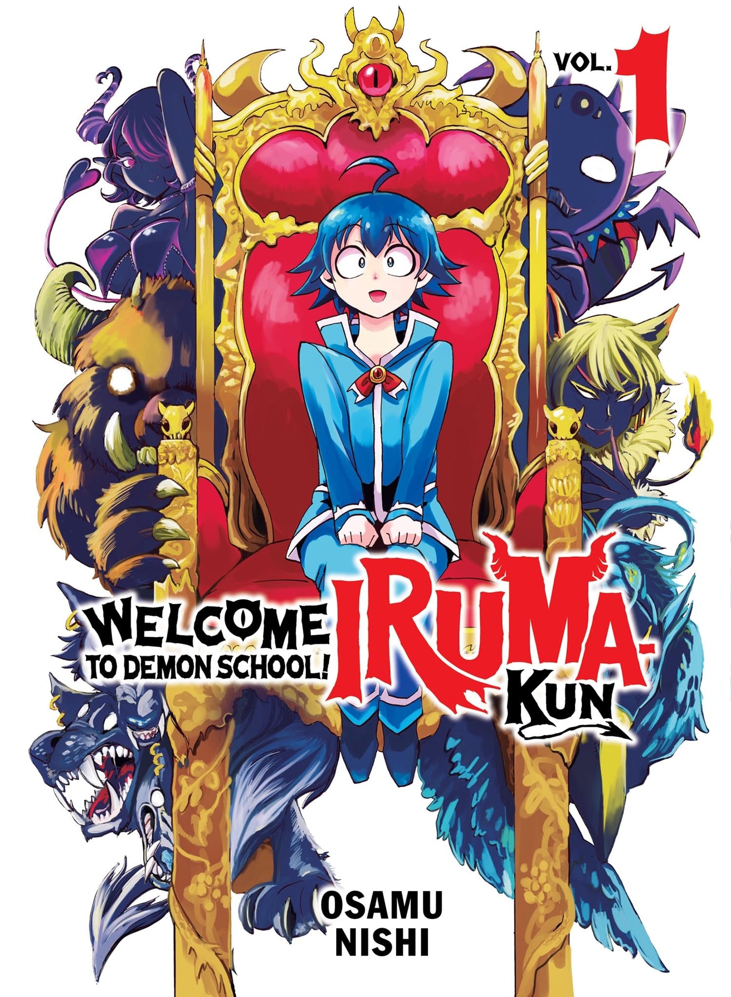 Welcome to Demon School! Iruma-kun Vol. 1 English Manga cover