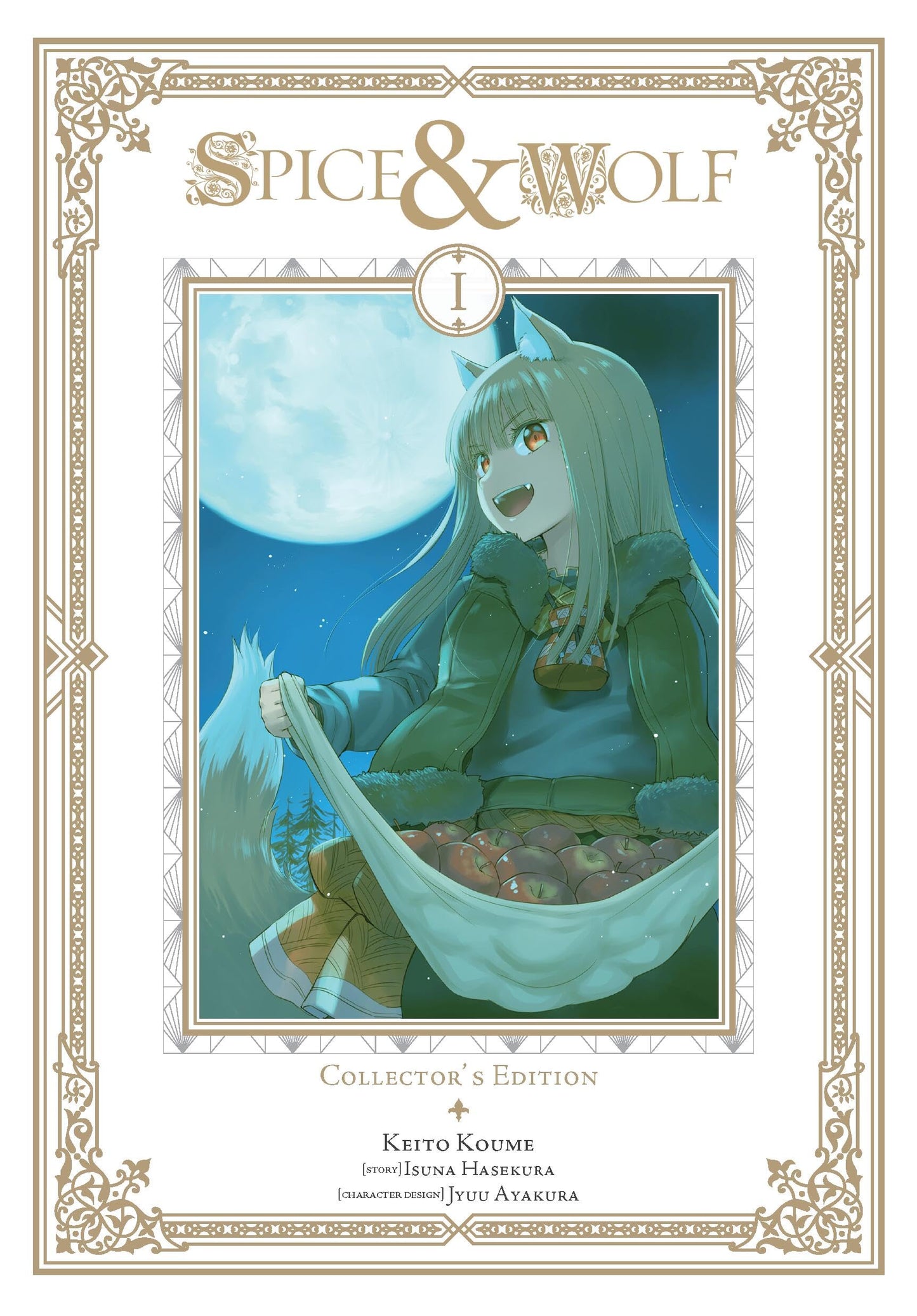 Spice and Wolf Vol. 1 English Light Novel cover