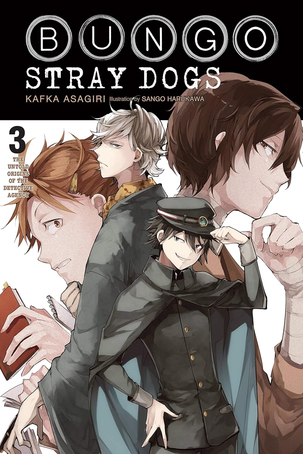 Bungo Stray Dogs Vol. 3: The Untold Origins of the Detective Agency English Light Novel Paperback (NEW)