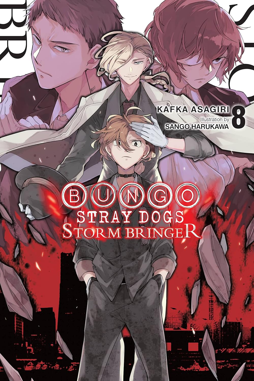 Bungo Stray Dogs Vol. 8: Storm Bringer English Light Novel Paperback (NEW)