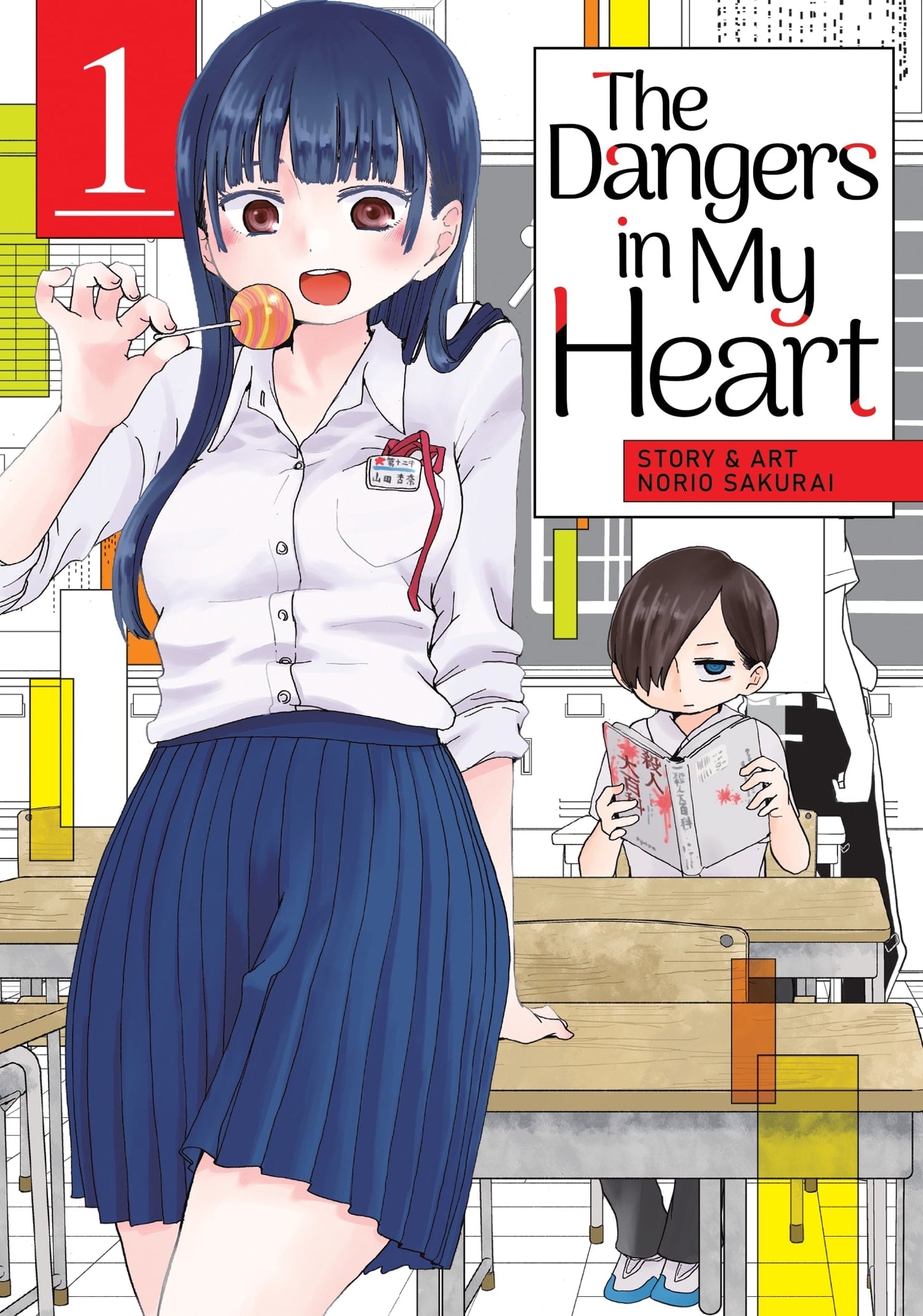 The Dangers in My Heart Vol. 1 English Manga cover