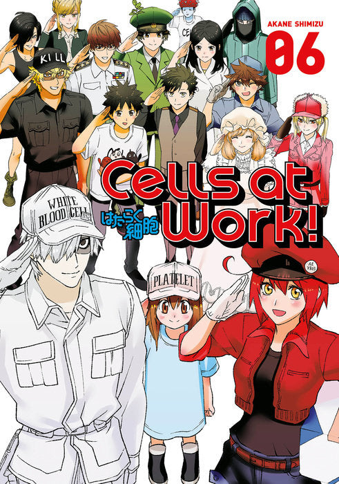 Cells at Work! Vol. 6 English Manga Paperback book cover