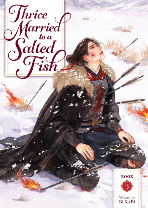 Thrice Married to a Salted Fish Vol. 3 English Danmei Novel Paperback book cover