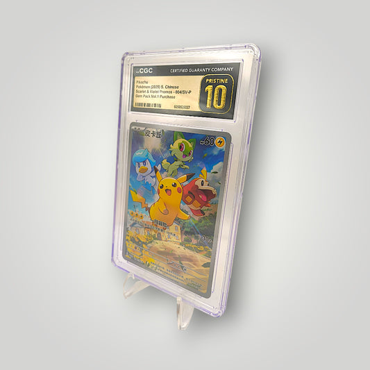 Pikachu 004/SV-P Scarlet & Violet Promo CGC Pristine 10 – Simplified Chinese