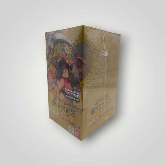 OPK-04 Kingdoms of Intrigue Booster Box – Korean | One Piece Card Game