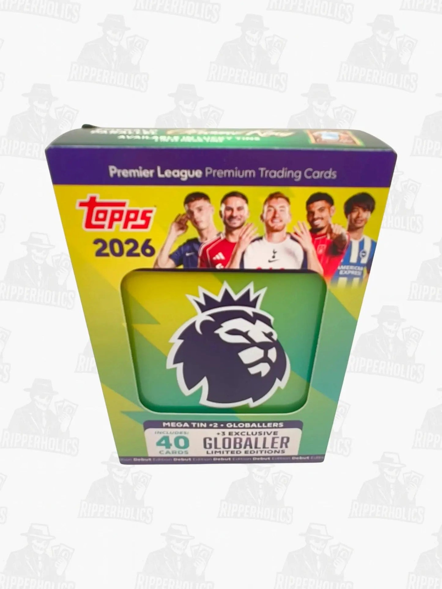 TOPPS - Mega Tin - Premier League 2026 Trading Card Game - Sealed - Ripperholics