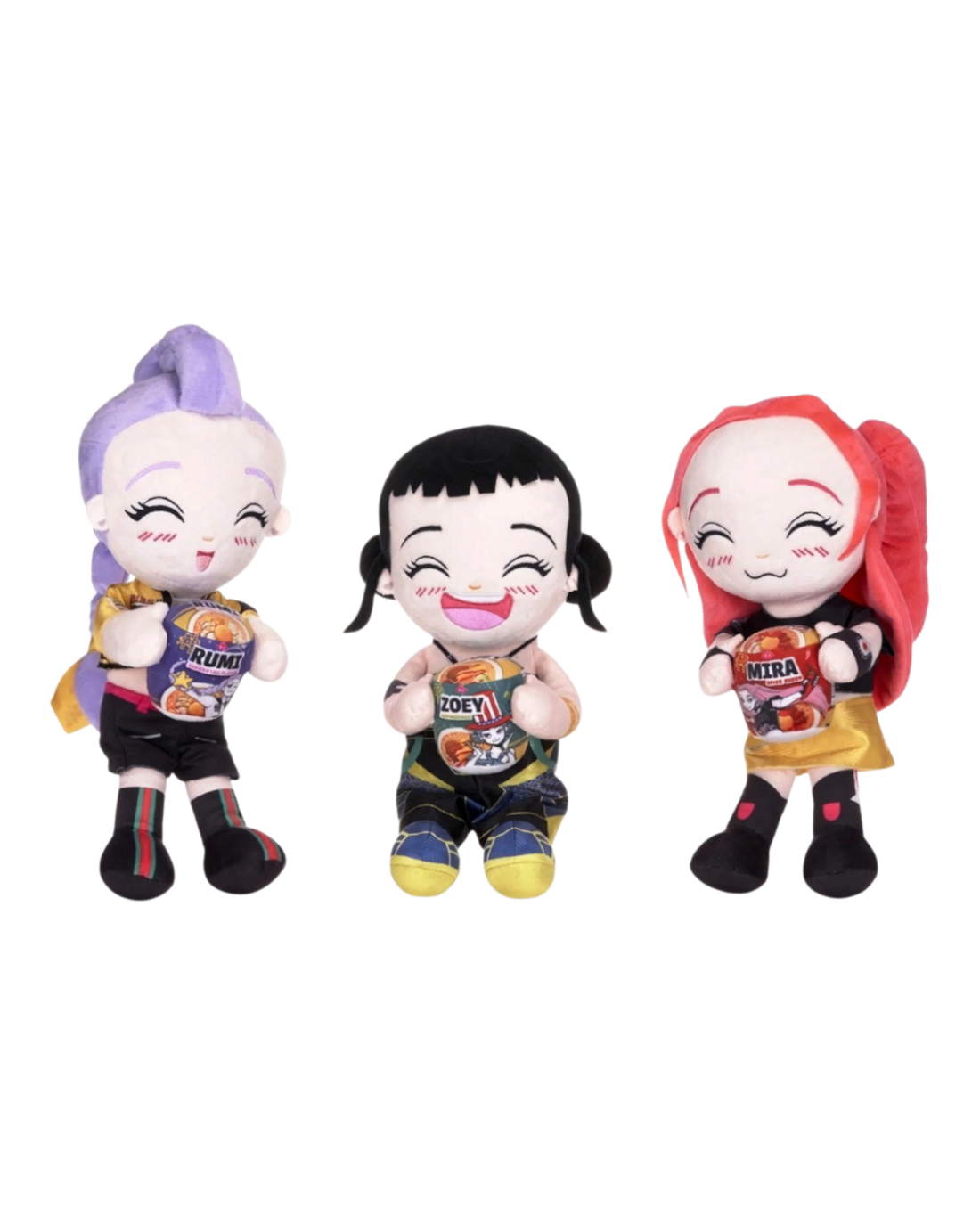 KPop Demon Hunters Rumi Mira and Zoey plush guide