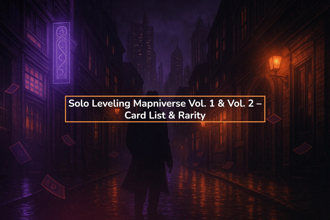 Solo Leveling Mapniverse Vol. 1 & Vol. 2 – Card List & Rarity