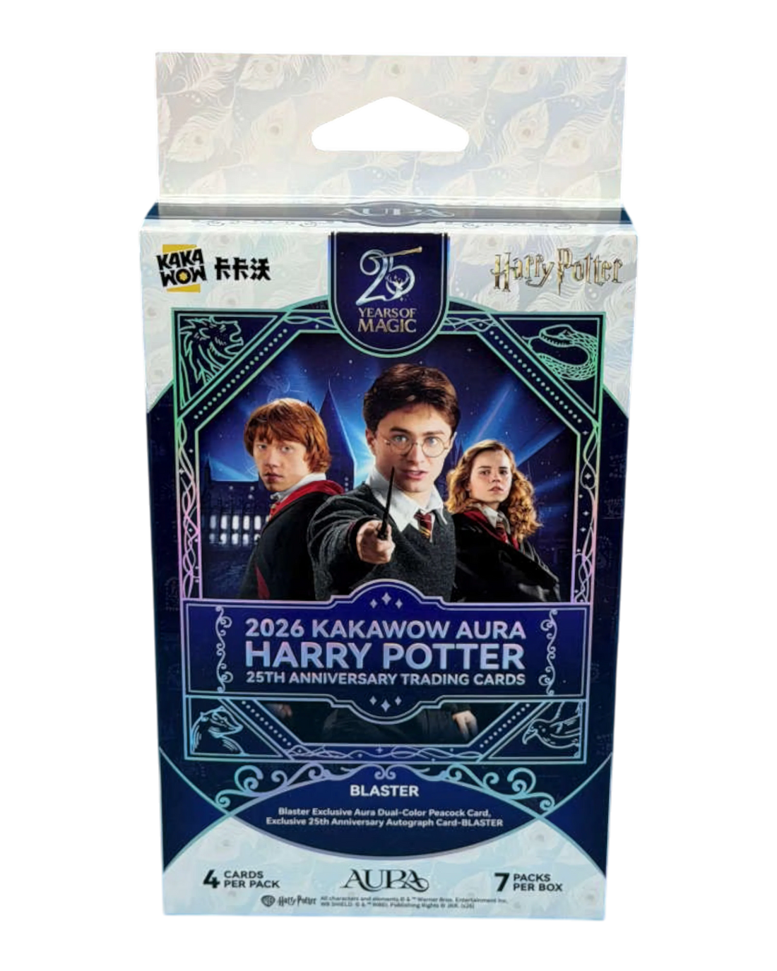 Kakawow Aura Harry Potter 25th Anniversary Blaster card guide