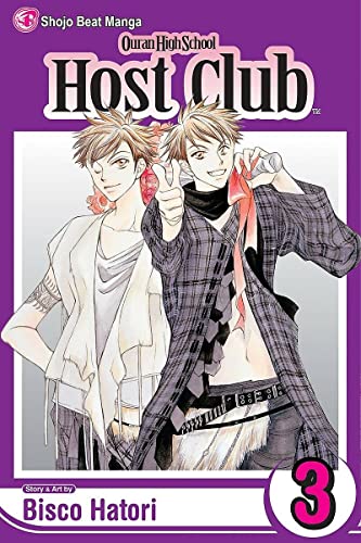 Ouran High School Host Club Vol. 3 English Manga Paperback book cover
