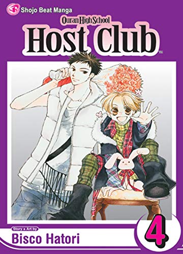 Ouran High School Host Club Vol. 4 English Manga Paperback book cover