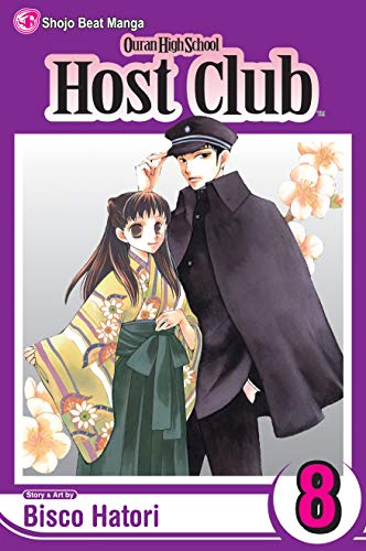 Ouran High School Host Club Vol. 8 English Manga Paperback book cover