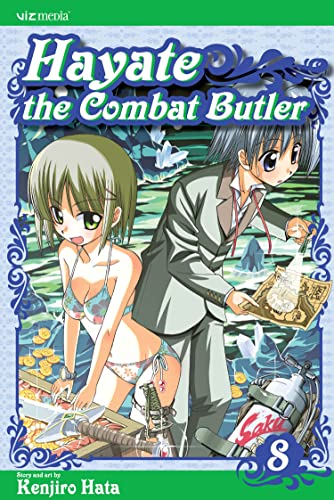 Hayate the Combat Butler Vol. 8 English Manga Paperback book cover