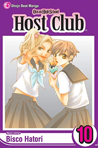 Ouran High School Host Club Vol. 10 English Manga Paperback book cover