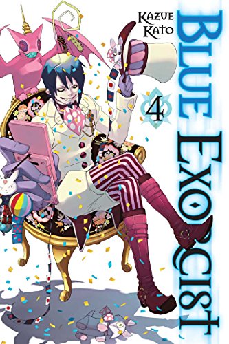 Blue Exorcist Vol. 4 English Manga Paperback book cover