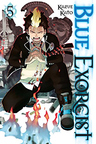 Blue Exorcist Vol. 5 English Manga Paperback book cover