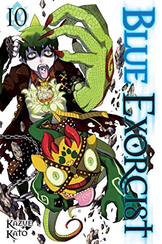 Blue Exorcist Vol. 10 English Manga Paperback book cover