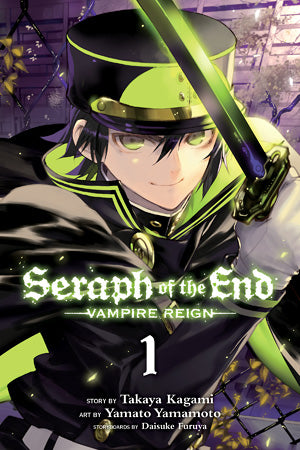 Seraph of the End, Vol. 1 used manga cover