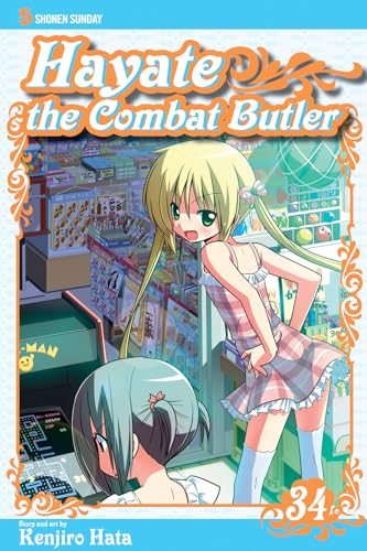 Hayate the Combat Butler Vol. 34 English Manga Paperback book cover