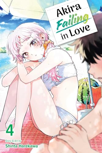 Akira Failing in Love Vol. 4 English Manga Paperback book cover