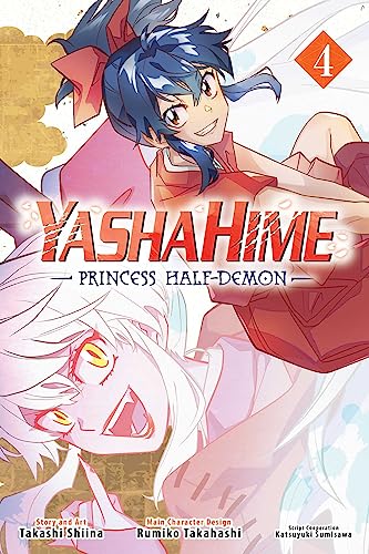 Yashahime: Princess Half-Demon Vol. 4 English Manga Paperback book cover