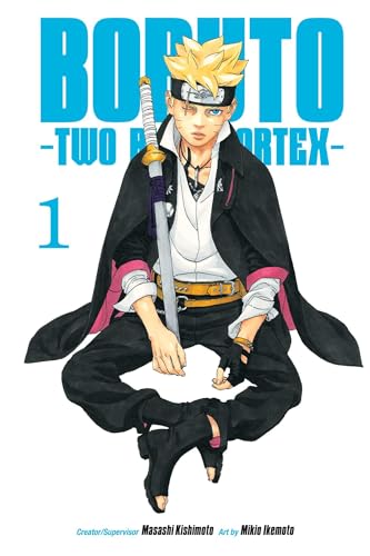 Boruto: Two Blue Vortex Vol. 1 English Manga Paperback book cover