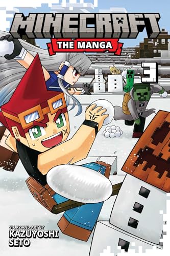 Minecraft: The Manga Vol. 3 English Manga Paperback book cover