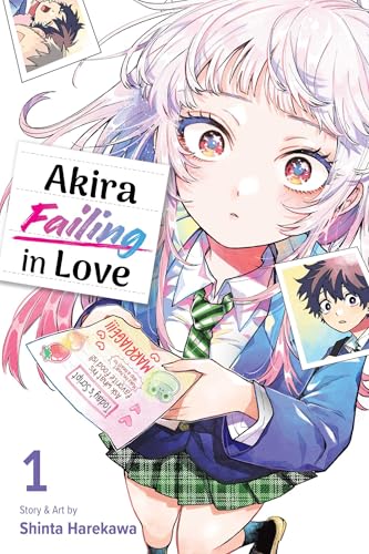 Akira Failing in Love Vol. 1 English Manga Paperback book cover