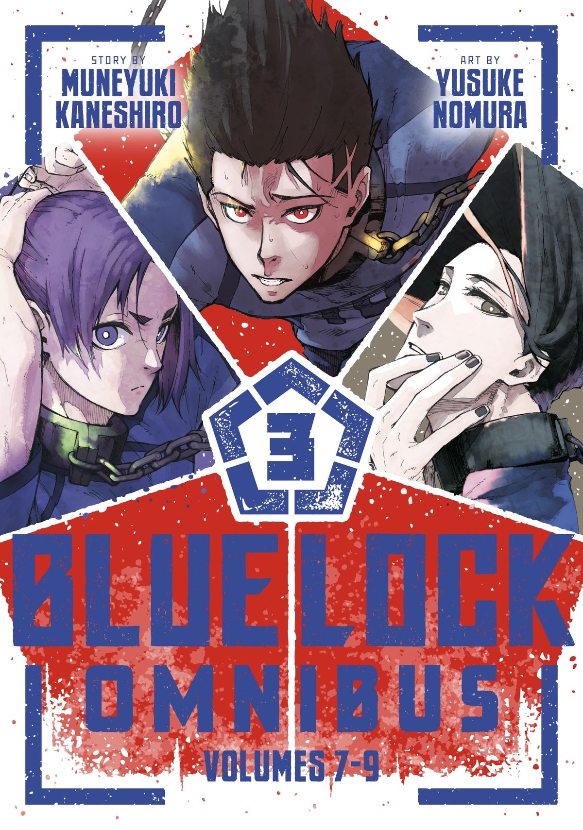 Blue Lock Omnibus 3 (Vol. 7-9) : 3-9798888778234