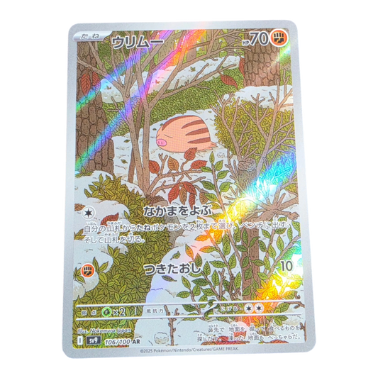Pokémon Swinub 106/100 Battle Partners Japanese AR NM