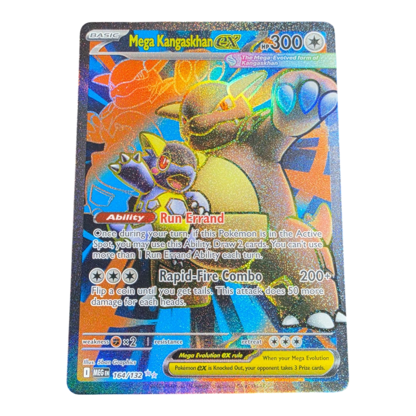 Pokémon Mega Kangaskhan ex 164/132 Mega Evolution English NM