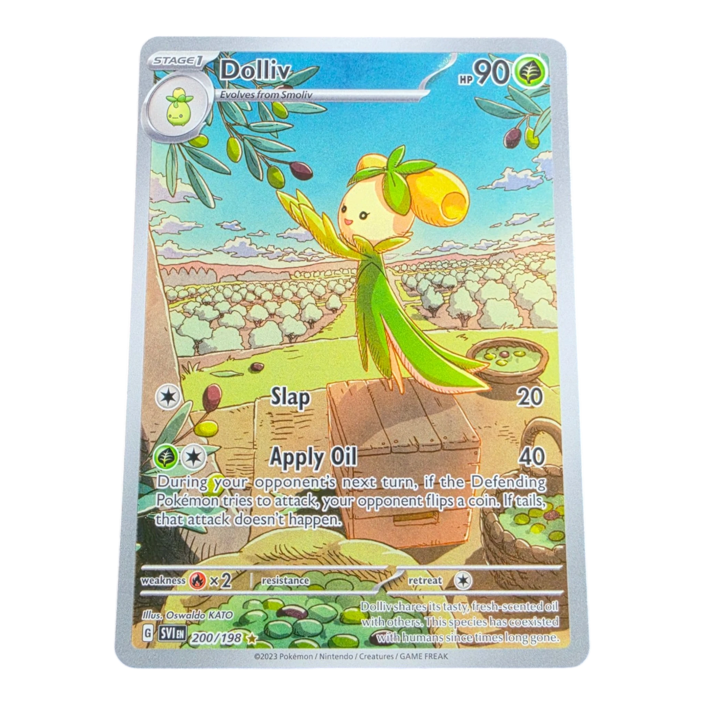 Pokémon Dolliv 200/198 Scarlet & Violet English IR Card NM