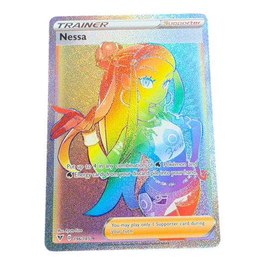 Pokémon Nessa 196/185 Vivid Voltage Rainbow Rare English NM
