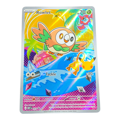 Pokémon Rowlet 043 Mega Evolution Promo English Near Mint
