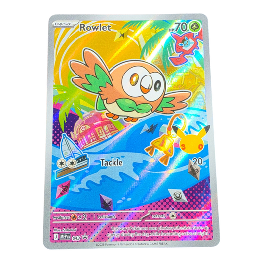 Pokémon Rowlet 043 Mega Evolution Promo English Near Mint