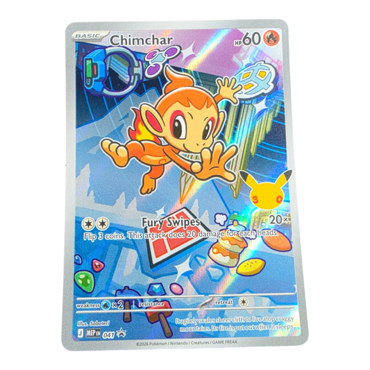 Pokémon Chimchar 041 Mega Evolution Promo English Holo NM