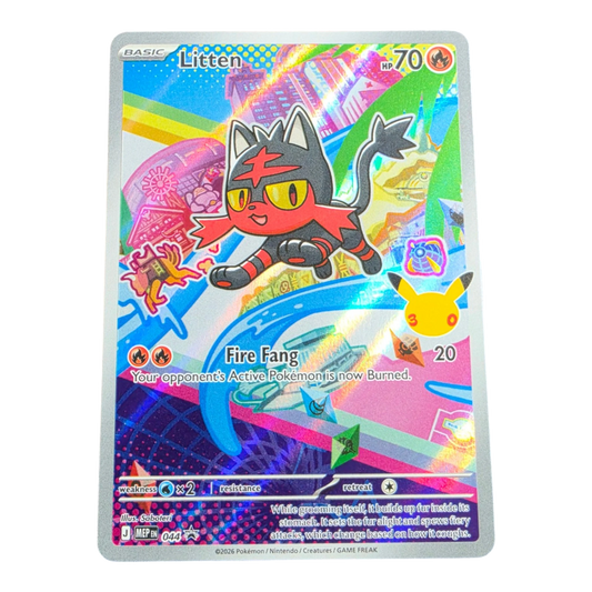 Pokémon Litten 044 Mega Evolution Promo English Holo NM