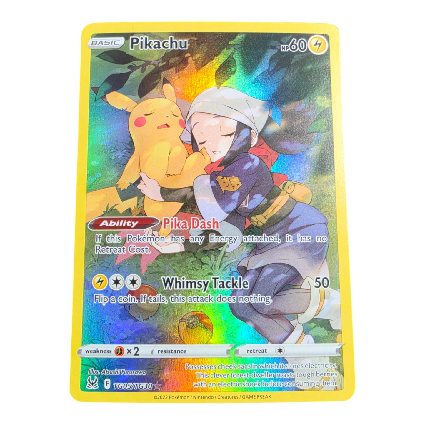 Pokémon Pikachu TG05/TG30 Lost Origin English Trainer Gallery NM