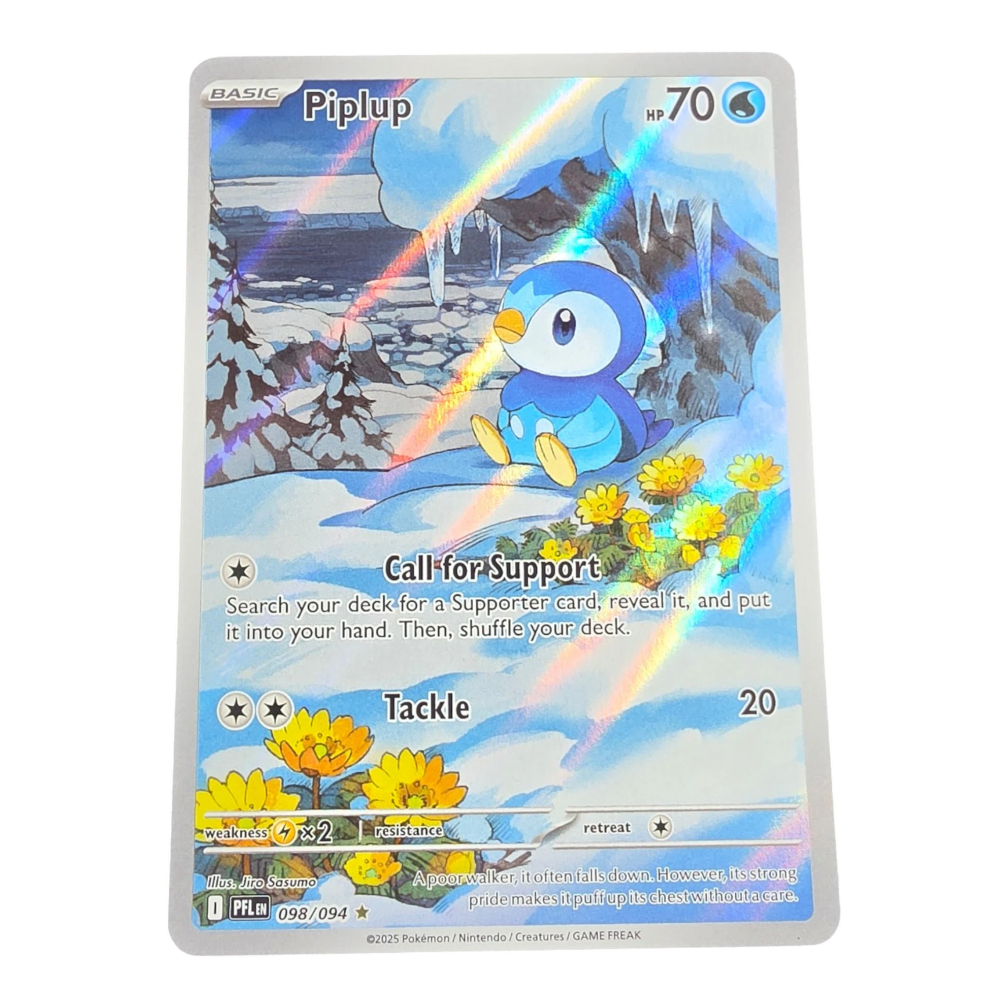 Pokémon Piplup 098/094 Phantasmal Flames English IR Near Mint