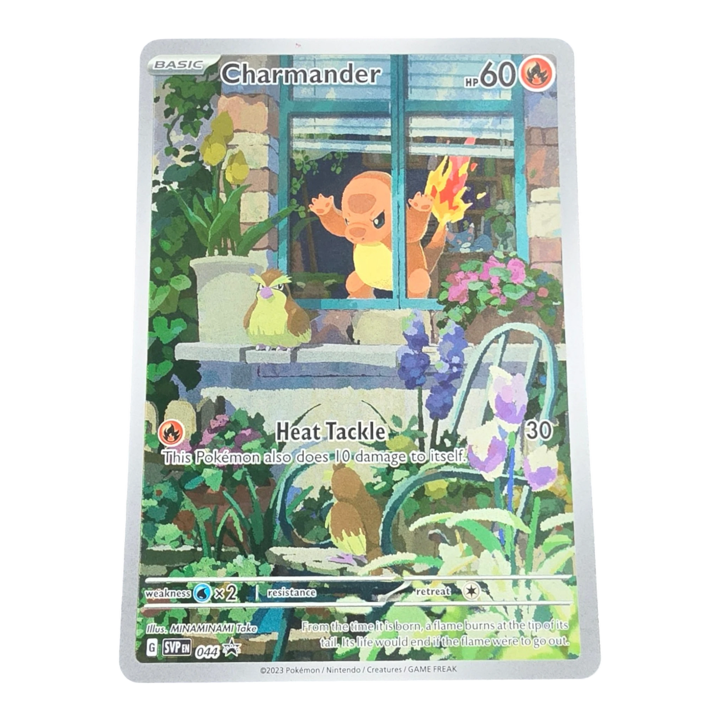 Pokémon Charmander SVP 044 English Full-Art Promo LP